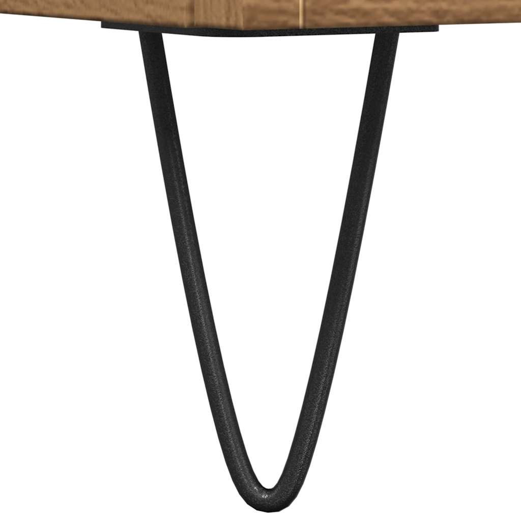 Tv-meubel 150x30x44,5 cm bewerkt hout artisanaal eikenkleur is nu te koop bij PeponiXL, paradijselijk wonen!