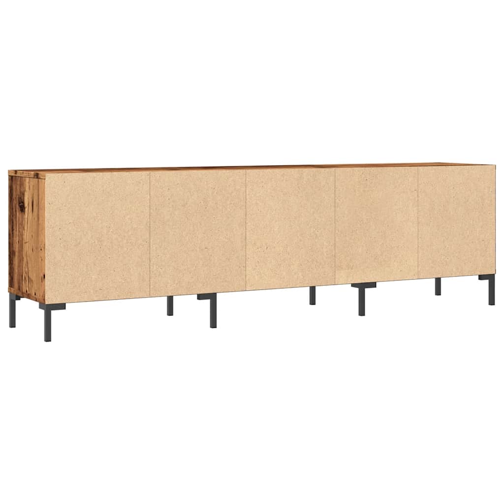 Tv-meubel 150x30x44,5 cm bewerkt hout oud houtkleurig is nu te koop bij PeponiXL, paradijselijk wonen!