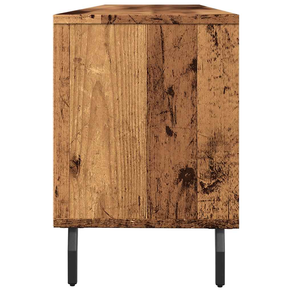 Tv-meubel 150x30x44,5 cm bewerkt hout oud houtkleurig is nu te koop bij PeponiXL, paradijselijk wonen!
