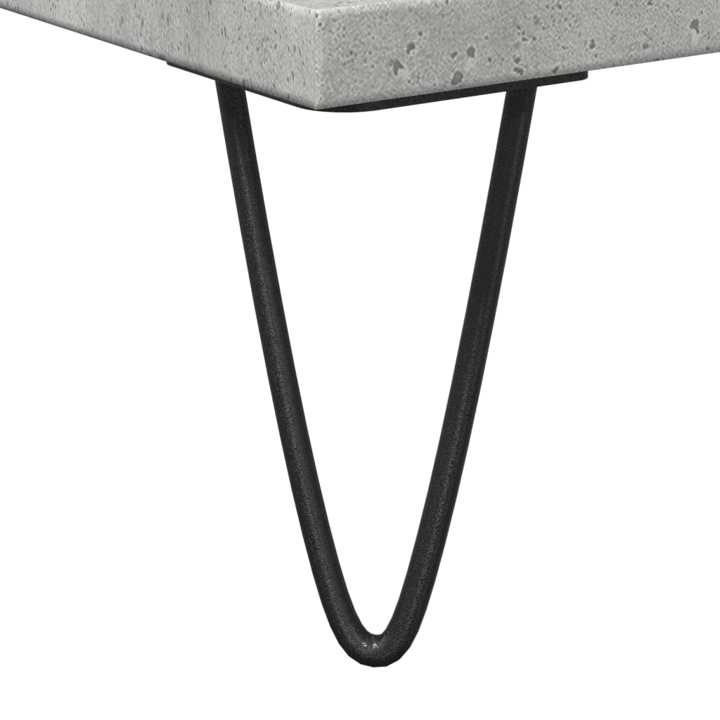 Badkamerkast 65x33x60 cm bewerkt hout betongrijs is nu te koop bij PeponiXL, paradijselijk wonen!