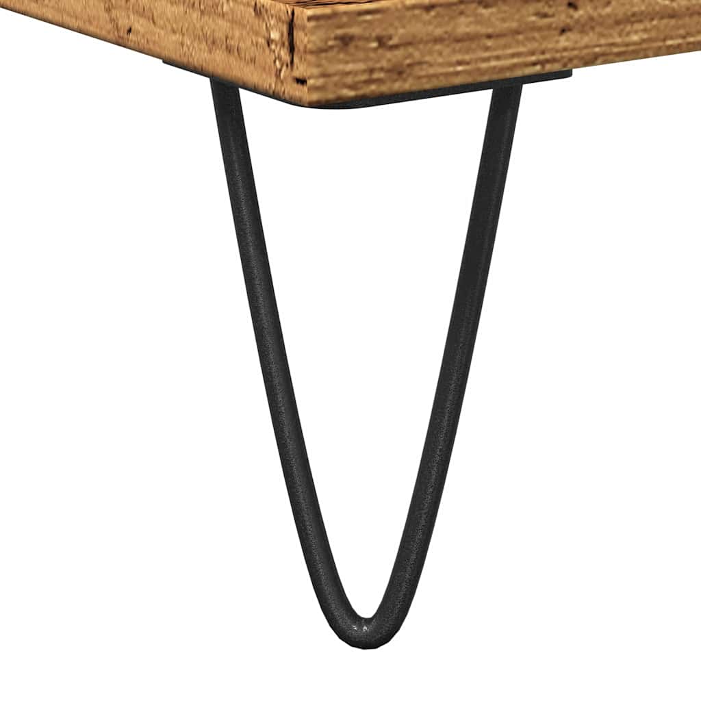 Badkamerkast 65x33x60 cm bewerkt hout oud houtkleurig is nu te koop bij PeponiXL, paradijselijk wonen!