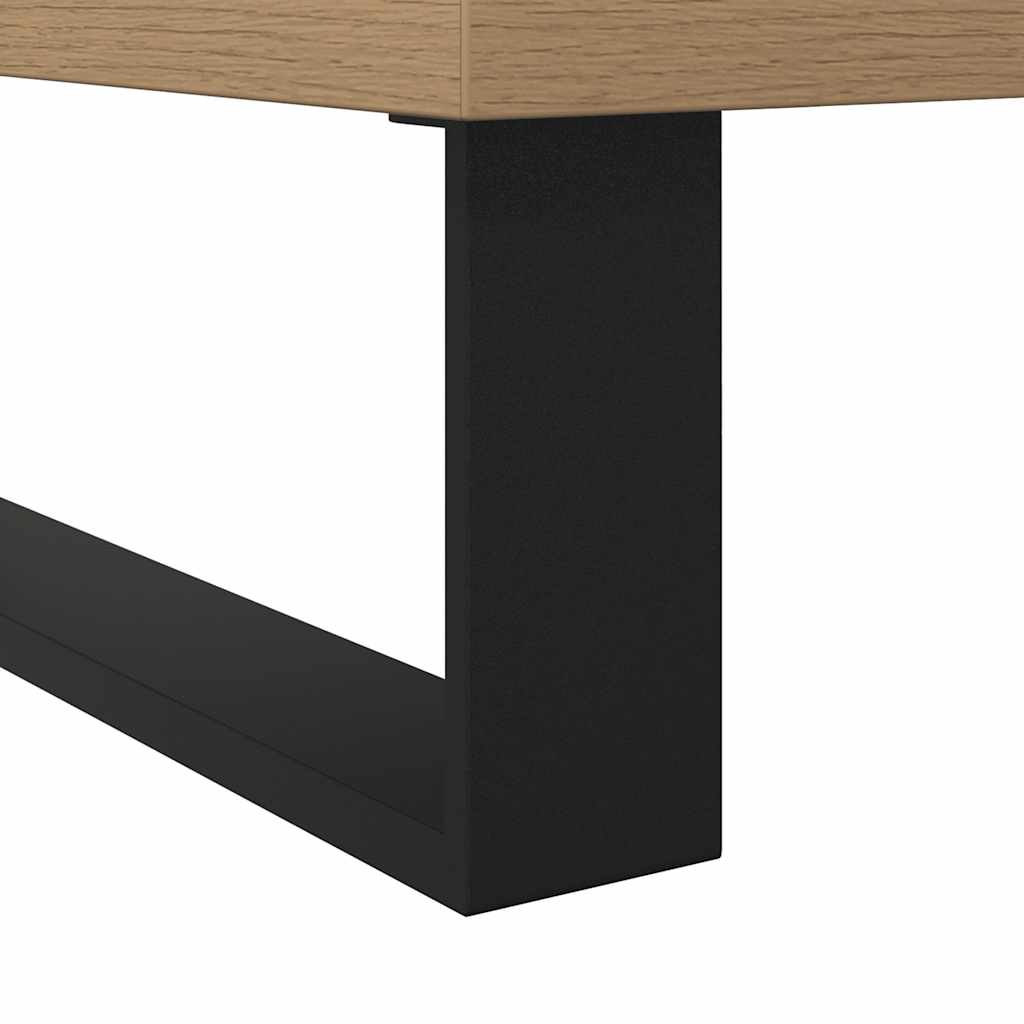 Badkamerkast 65x33x60 cm bewerkt hout artisanaal eikenkleurig is nu te koop bij PeponiXL, paradijselijk wonen!