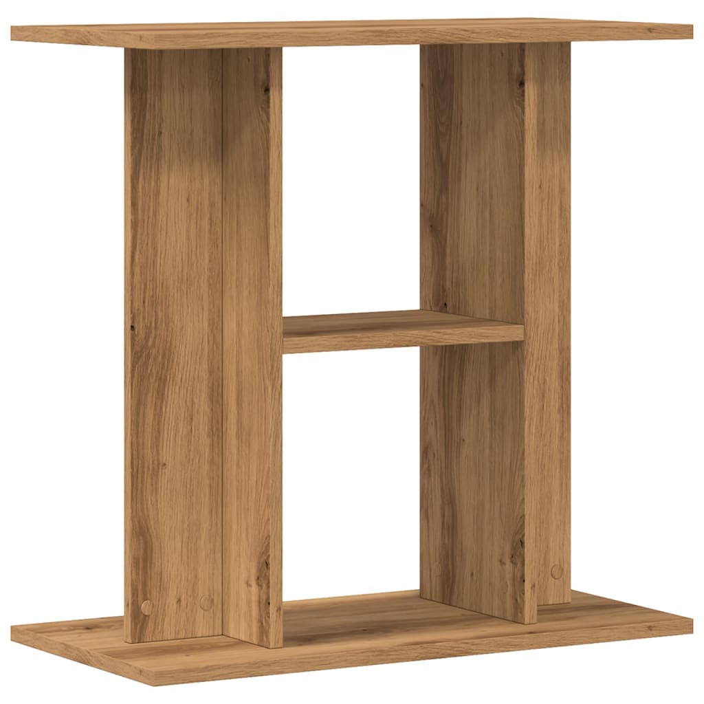Aquariumstandaard 60x30x60cm bewerkt hout artisanaal eikenkleur is nu te koop bij PeponiXL, paradijselijk wonen!