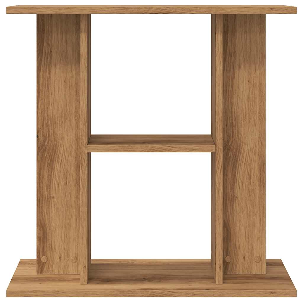 Aquariumstandaard 60x30x60cm bewerkt hout artisanaal eikenkleur is nu te koop bij PeponiXL, paradijselijk wonen!