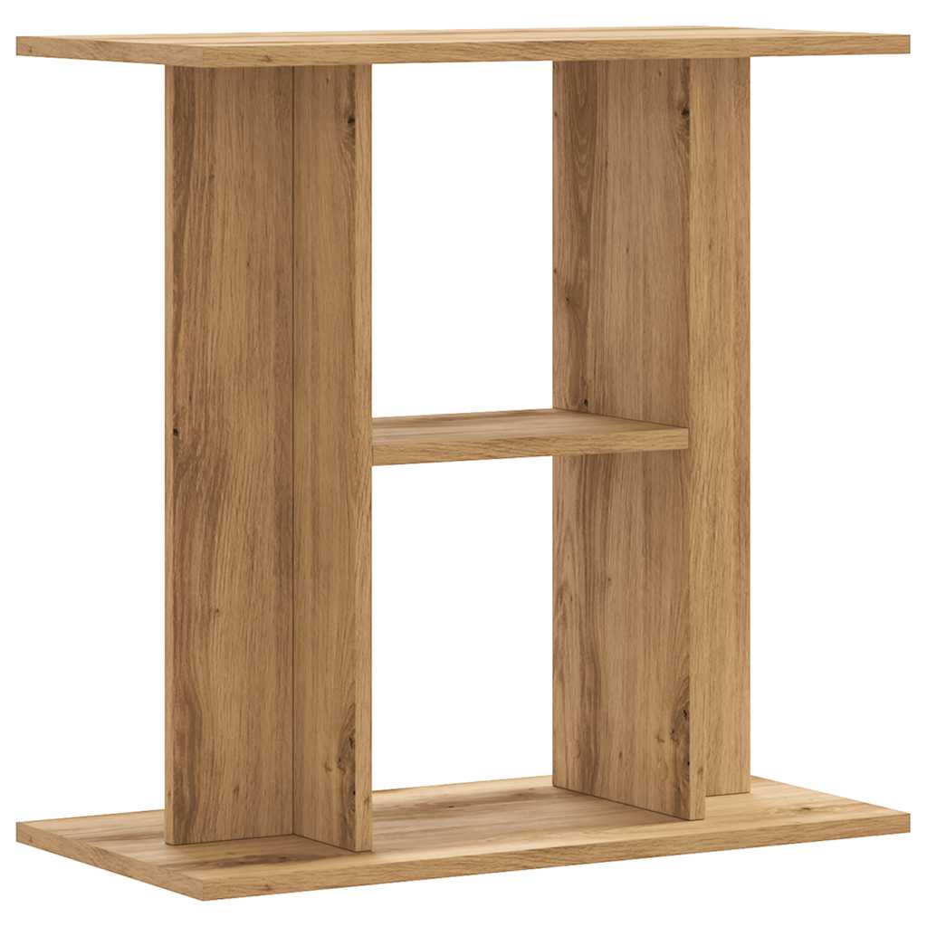 Aquariumstandaard 60x30x60cm bewerkt hout artisanaal eikenkleur is nu te koop bij PeponiXL, paradijselijk wonen!