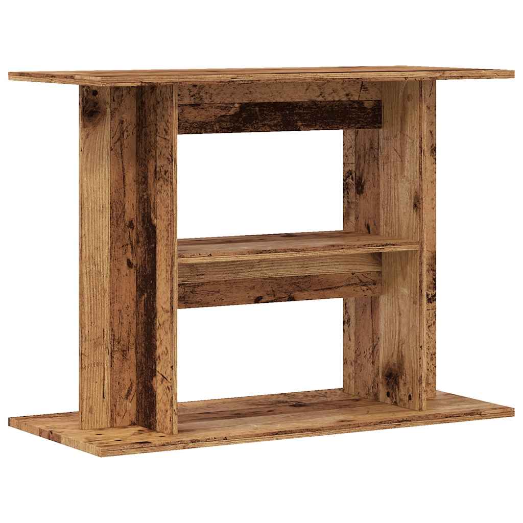 Aquariumstandaard Oud Hout 80x35x60 cm Bewerkt Hout is nu te koop bij PeponiXL, paradijselijk wonen!