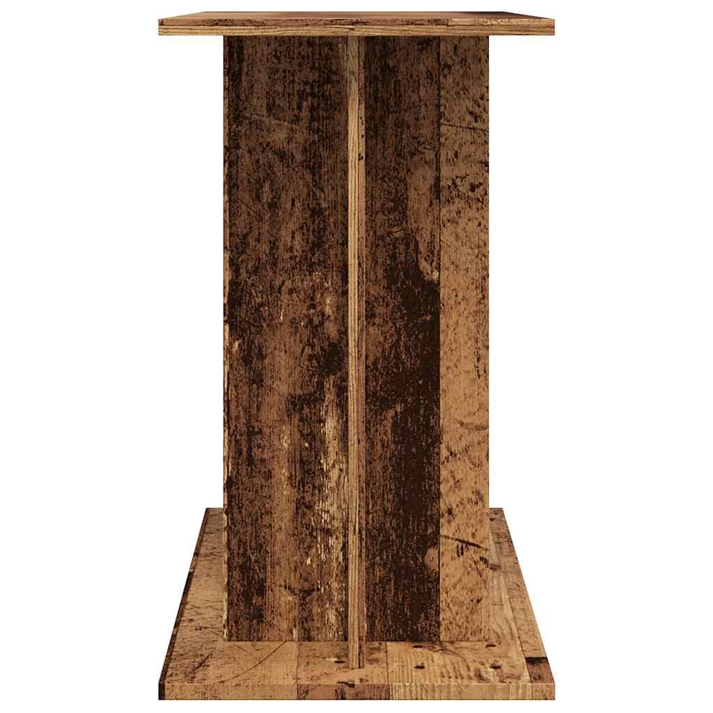 Aquariumstandaard Oud Hout 80x35x60 cm Bewerkt Hout is nu te koop bij PeponiXL, paradijselijk wonen!