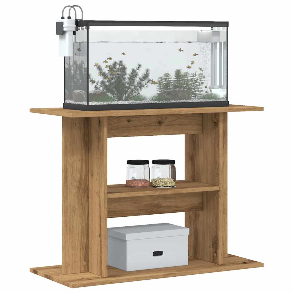 Aquariumstandaard Artisan Eikenhout 80x35x60 cm is nu te koop bij PeponiXL, paradijselijk wonen!