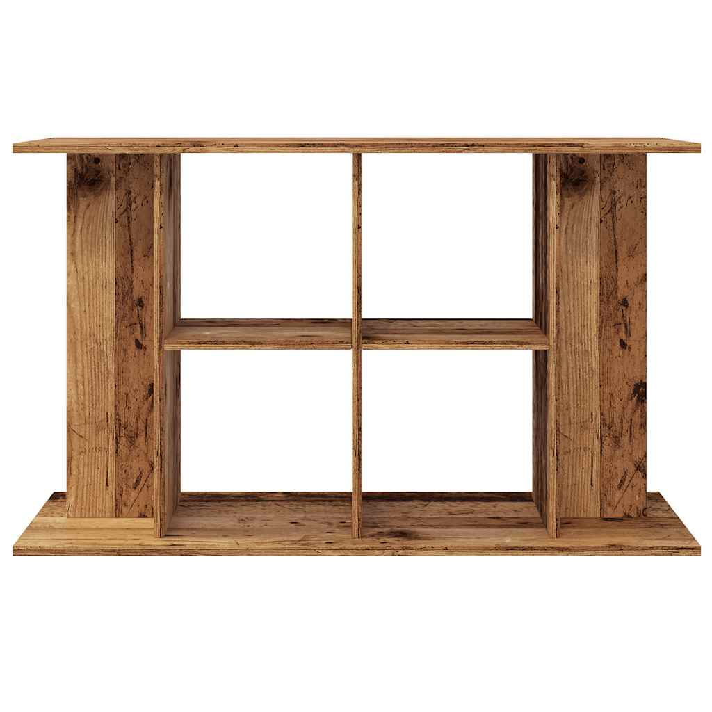 Aquariumstandaard 100x40x60 cm bewerkt hout oud houtkleurig is nu te koop bij PeponiXL, paradijselijk wonen!
