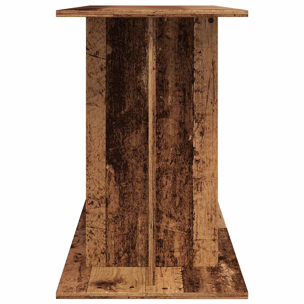 Aquariumstandaard 120x40x60 cm bewerkt hout oud houtkleurig is nu te koop bij PeponiXL, paradijselijk wonen!