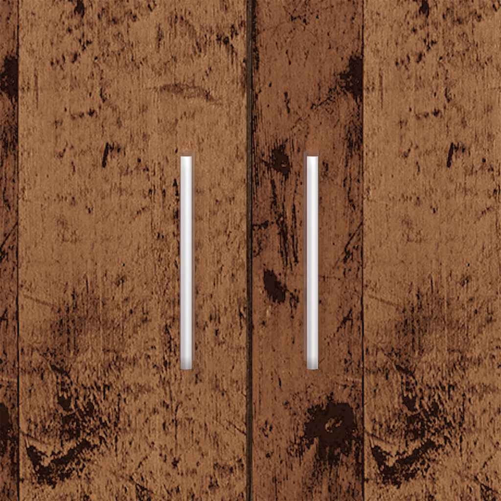 Aquariumstandaard 81x36x73 cm bewerkt hout oud houtkleurig is nu te koop bij PeponiXL, paradijselijk wonen!