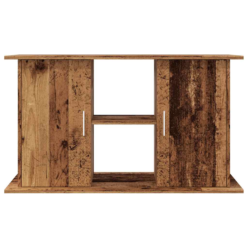 Aquariumstandaard 101x41x58 cm bewerkt hout oud houtkleurig is nu te koop bij PeponiXL, paradijselijk wonen!