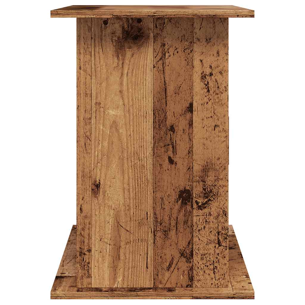 Aquariumstandaard 101x41x58 cm bewerkt hout oud houtkleurig is nu te koop bij PeponiXL, paradijselijk wonen!