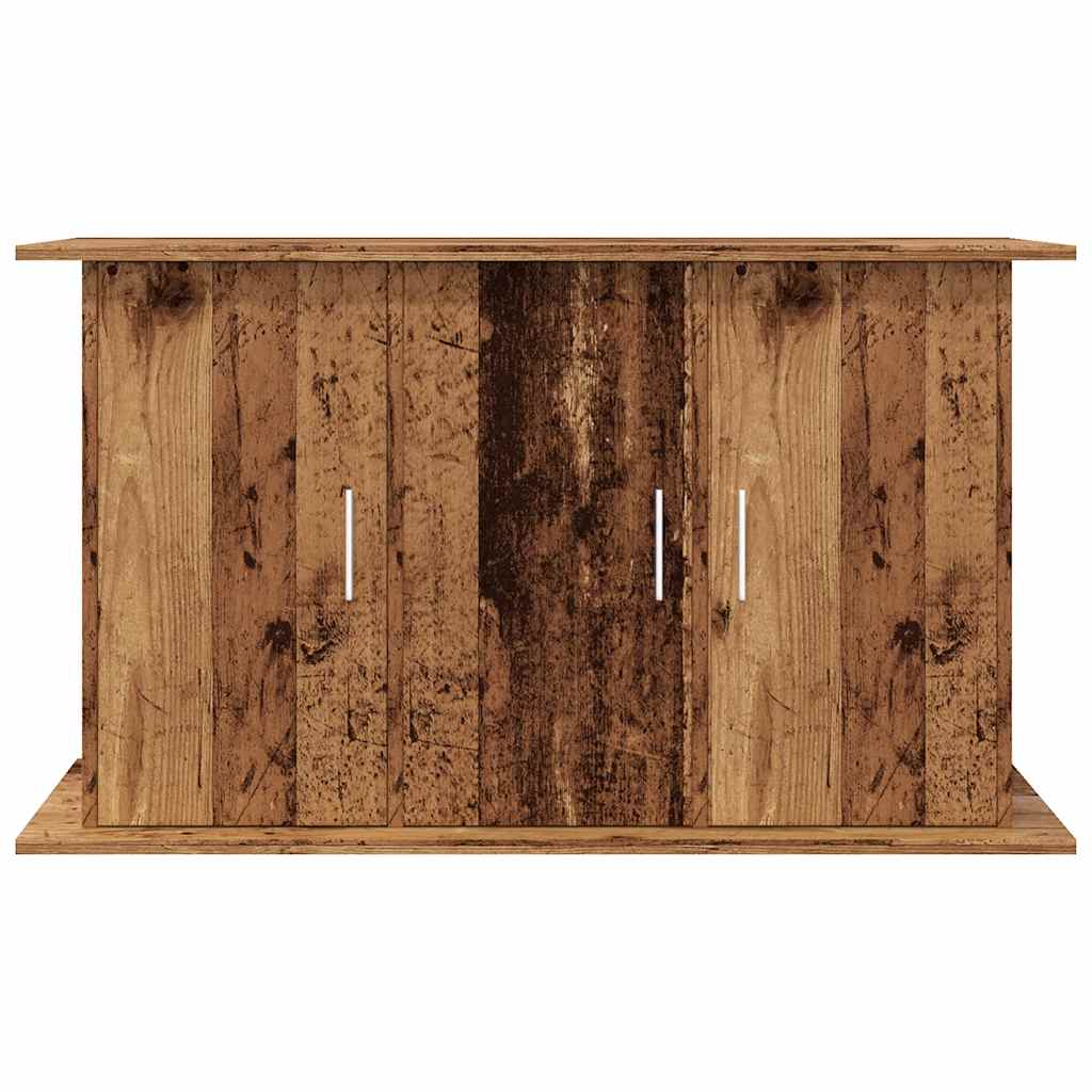 Aquariumstandaard 101x41x58 cm bewerkt hout oud houtkleurig is nu te koop bij PeponiXL, paradijselijk wonen!