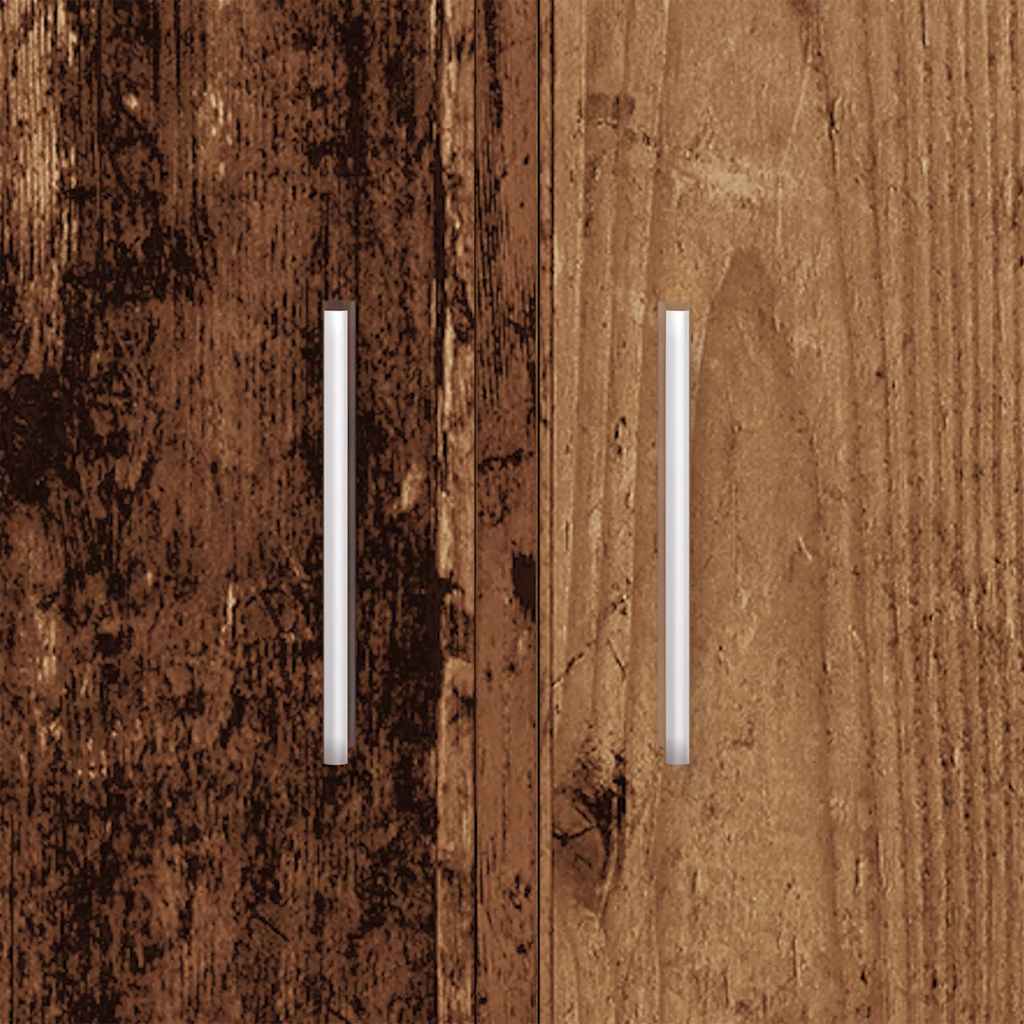 Aquariumstandaard 101x41x58 cm bewerkt hout oud houtkleurig is nu te koop bij PeponiXL, paradijselijk wonen!