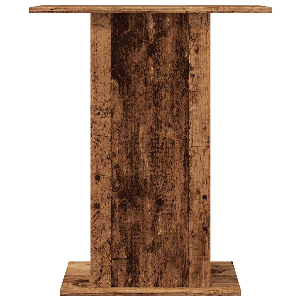 Aquariumstandaard 36x60,5x72,5 cm bewerkt hout oud houtkleurig is nu te koop bij PeponiXL, paradijselijk wonen!