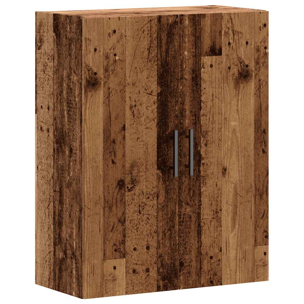 Wandkast 69,5x34x90 cm oud houtkleurig is nu te koop bij PeponiXL, paradijselijk wonen!