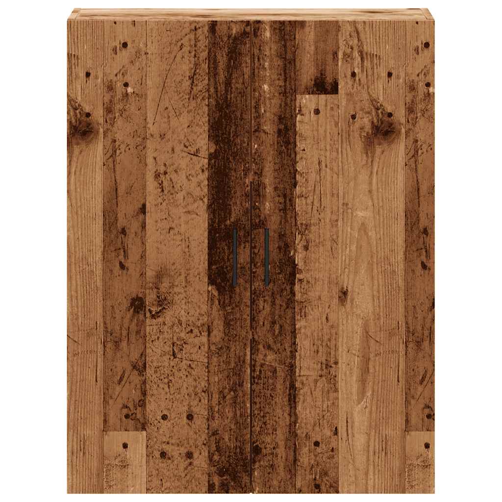 Wandkast 69,5x34x90 cm oud houtkleurig is nu te koop bij PeponiXL, paradijselijk wonen!