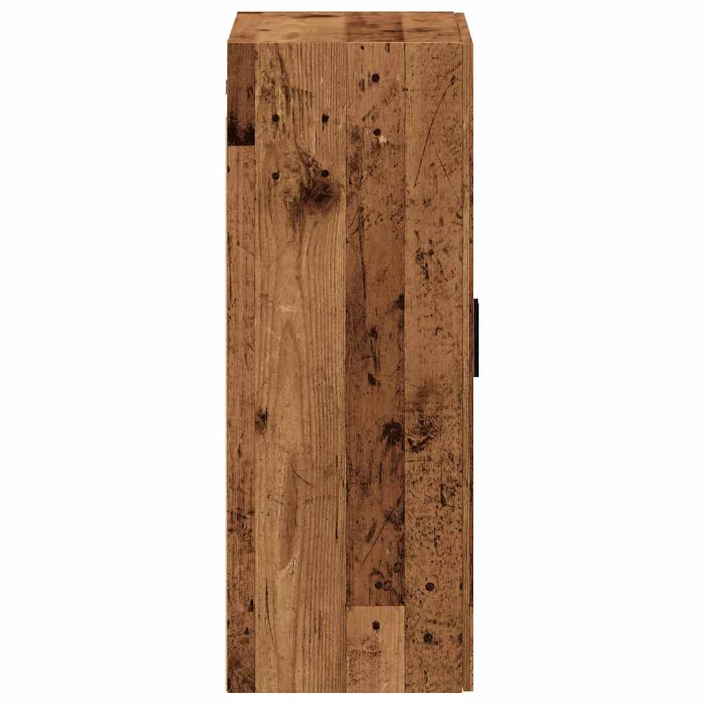 Wandkast 69,5x34x90 cm oud houtkleurig is nu te koop bij PeponiXL, paradijselijk wonen!
