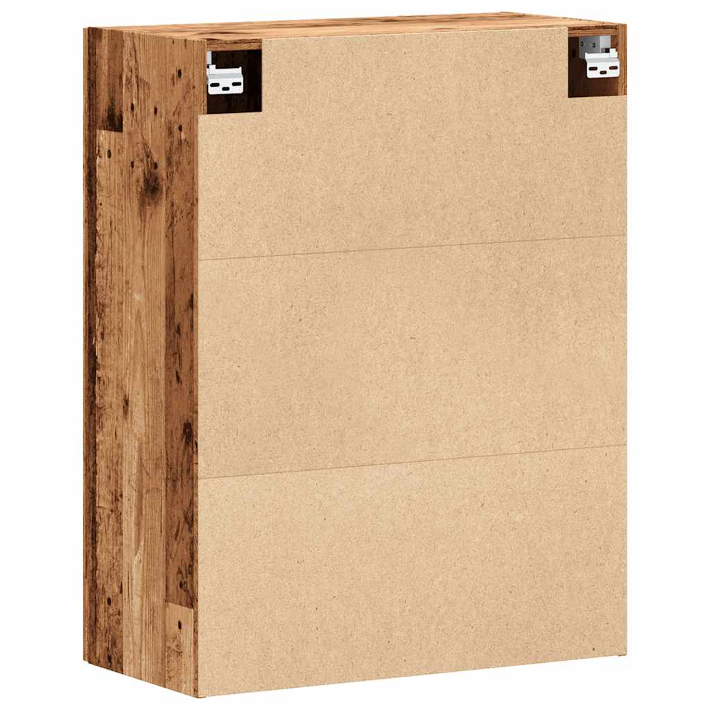 Wandkast 69,5x34x90 cm oud houtkleurig is nu te koop bij PeponiXL, paradijselijk wonen!