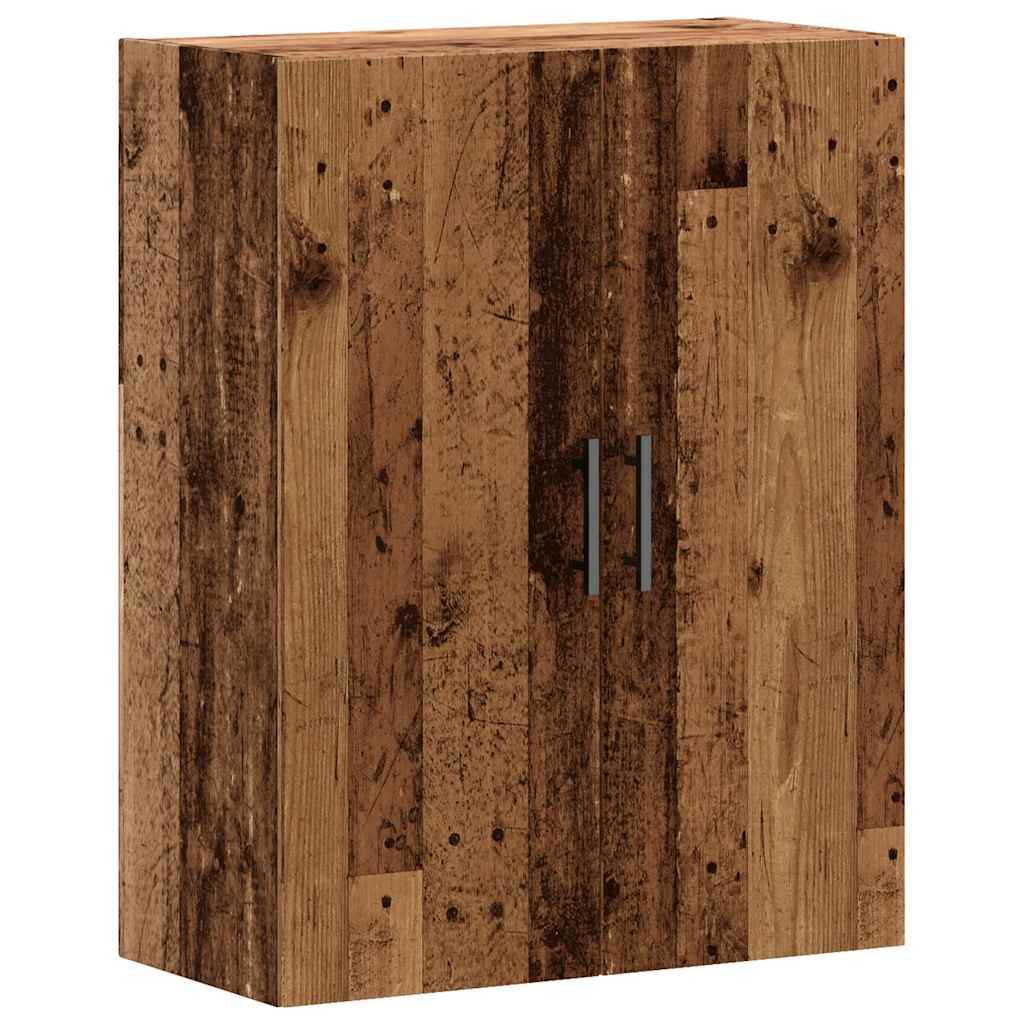 Wandkast 69,5x34x90 cm oud houtkleurig is nu te koop bij PeponiXL, paradijselijk wonen!