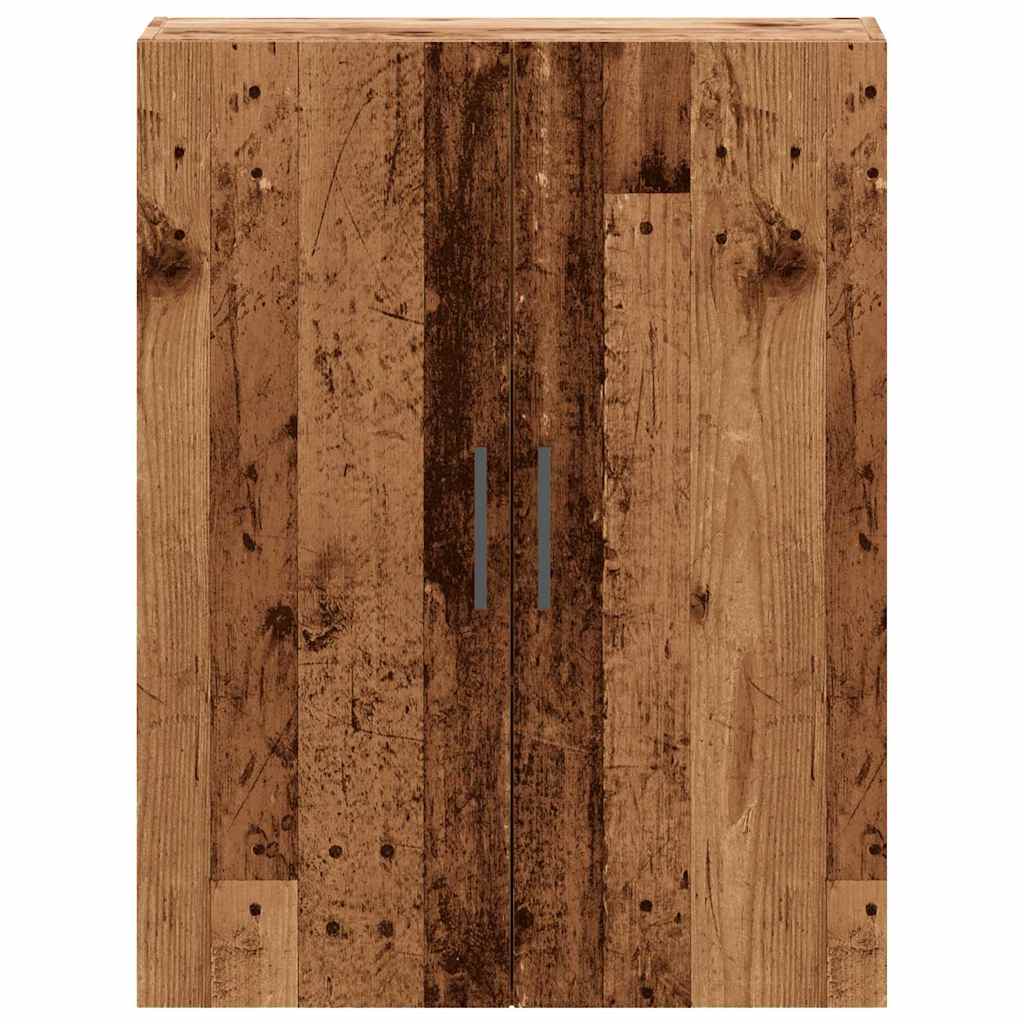Wandkast 69,5x34x90 cm oud houtkleurig is nu te koop bij PeponiXL, paradijselijk wonen!