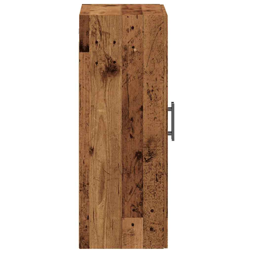 Wandkast 69,5x34x90 cm oud houtkleurig is nu te koop bij PeponiXL, paradijselijk wonen!