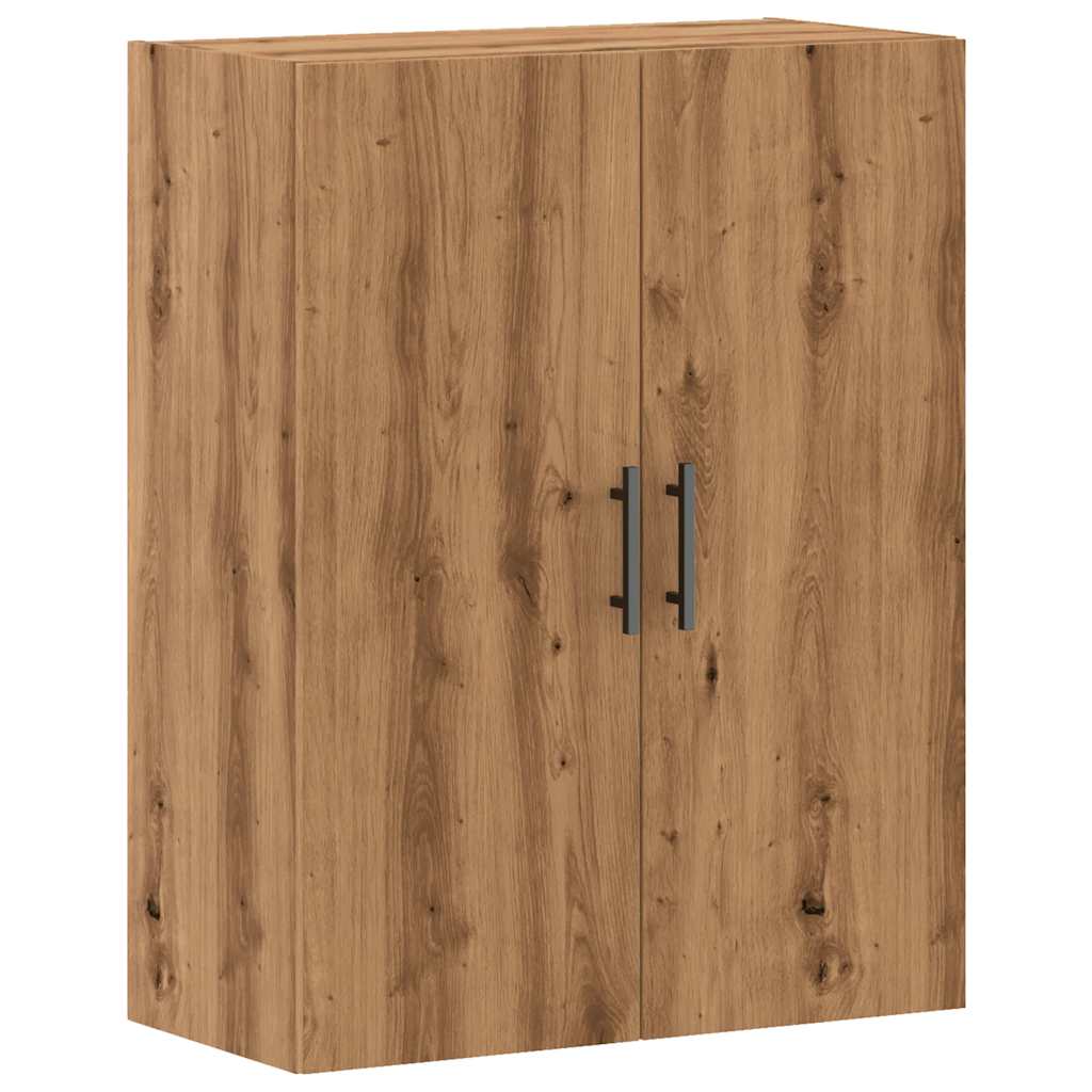 Wandkast 69,5x34x90 cm artisanaal eikenkleurig is nu te koop bij PeponiXL, paradijselijk wonen!