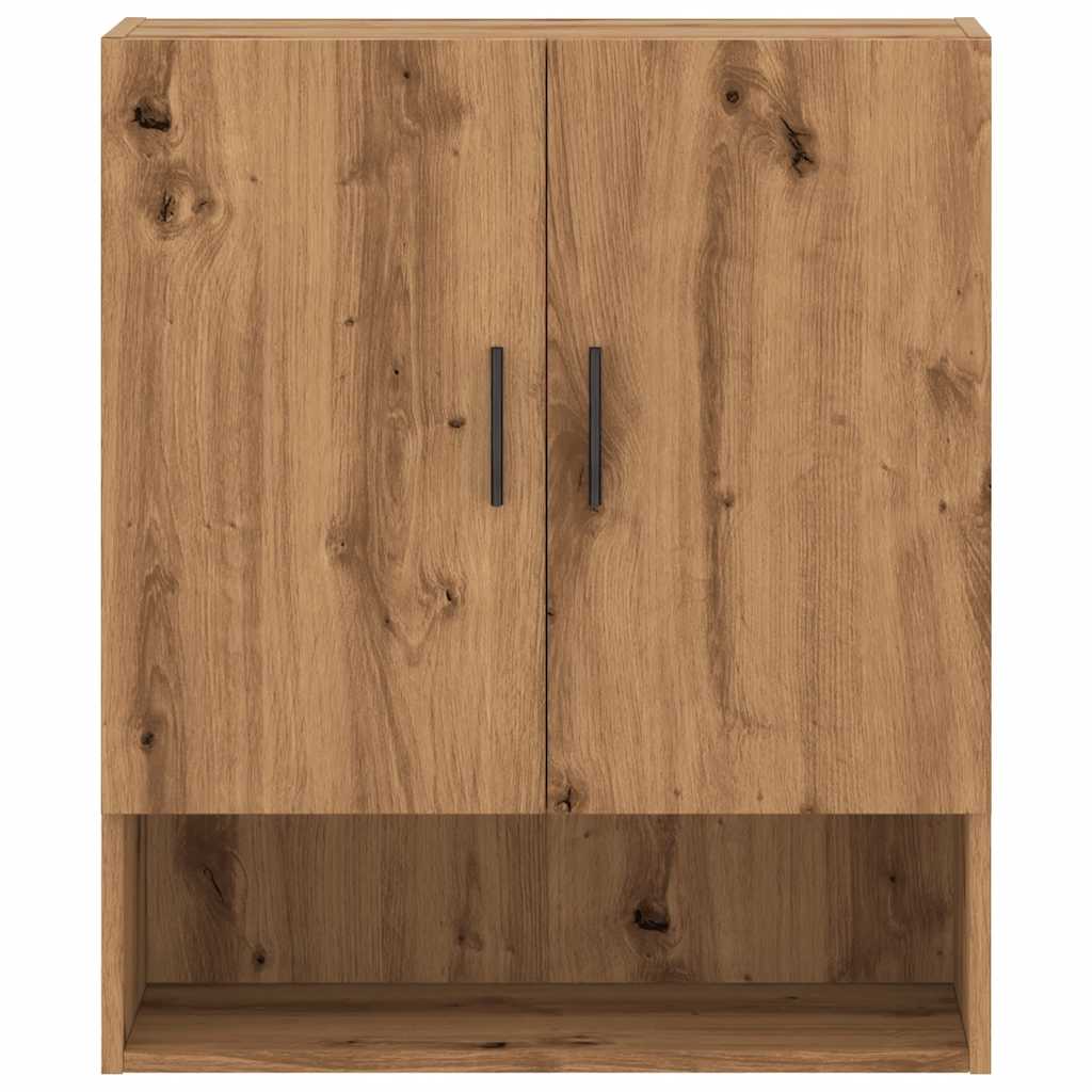 Wandkast 60x31x70 cm bewerkt hout artisanaal eikenkleur is nu te koop bij PeponiXL, paradijselijk wonen!