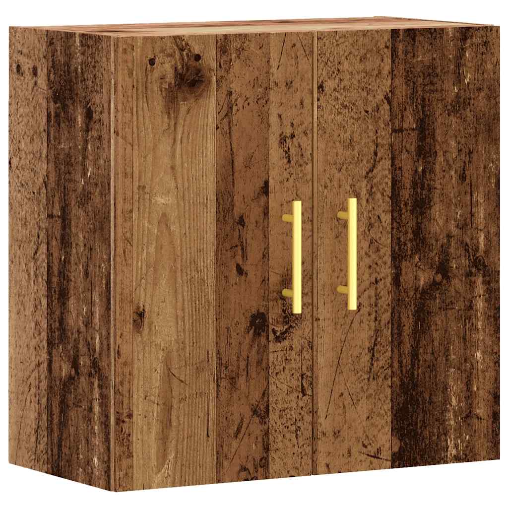 Wandkast 60x31x60 cm bewerkt hout oud houtkleurig is nu te koop bij PeponiXL, paradijselijk wonen!