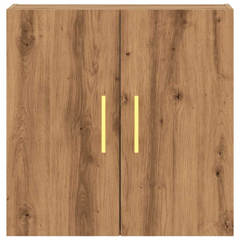 Wandkast 60x31x60 cm bewerkt hout artisanaal eikenkleurig is nu te koop bij PeponiXL, paradijselijk wonen!