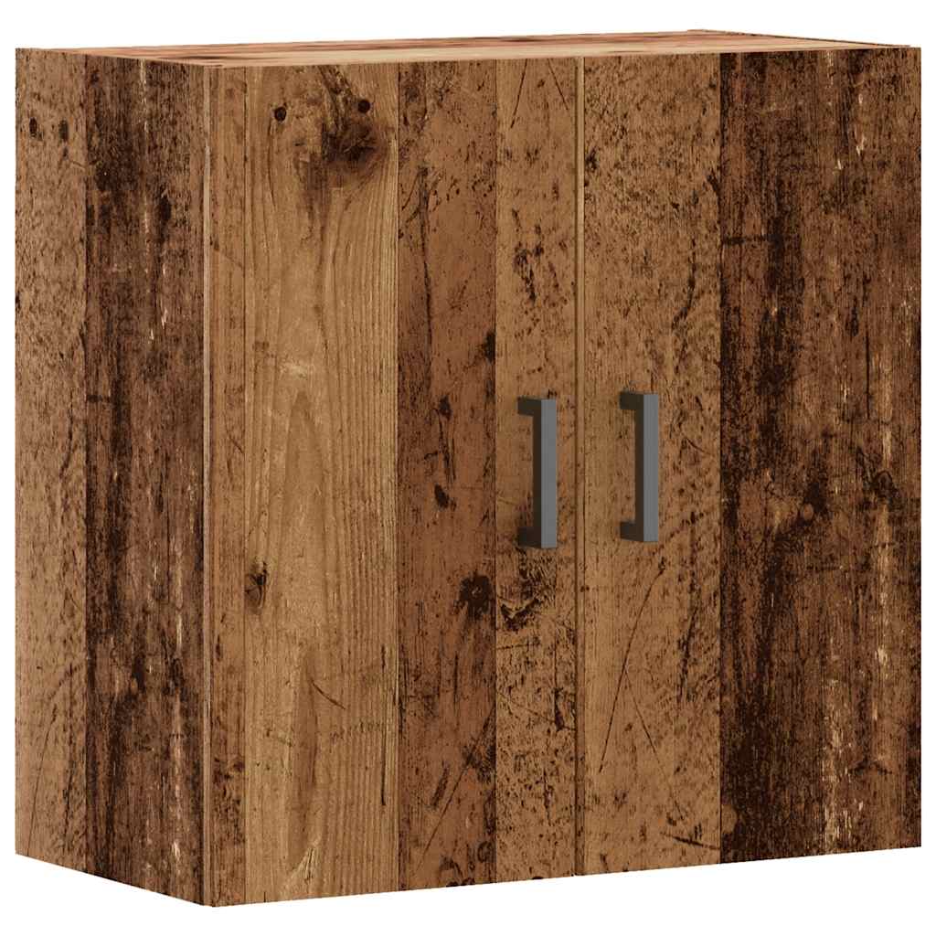 Wandkast 60x31x60 cm bewerkt hout oud houtkleurig is nu te koop bij PeponiXL, paradijselijk wonen!