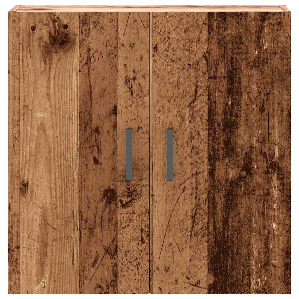 Wandkast 60x31x60 cm bewerkt hout oud houtkleurig is nu te koop bij PeponiXL, paradijselijk wonen!