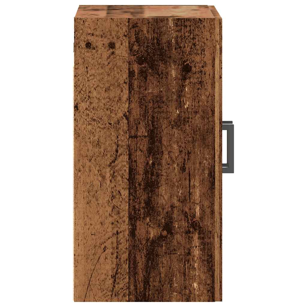 Wandkast 60x31x60 cm bewerkt hout oud houtkleurig is nu te koop bij PeponiXL, paradijselijk wonen!