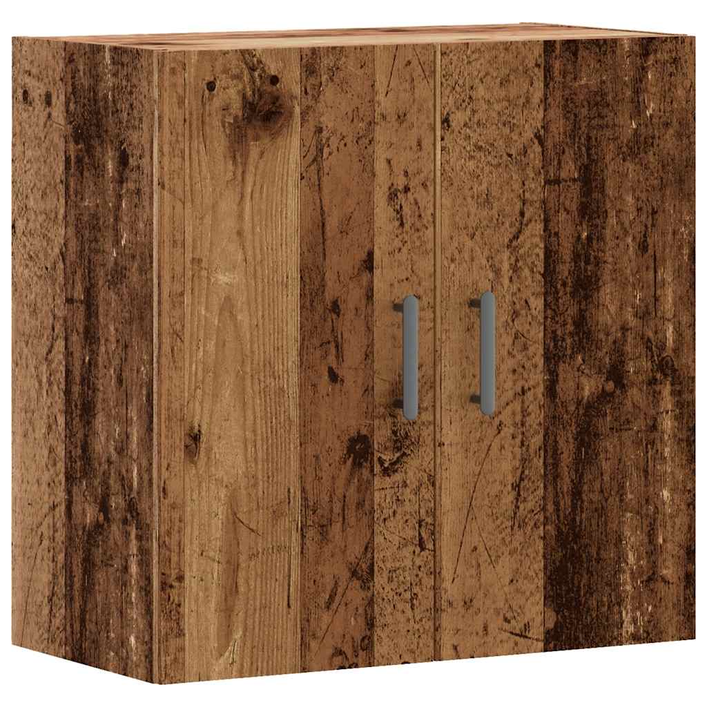 Wandkast 60x31x60 cm bewerkt hout oud houtkleurig is nu te koop bij PeponiXL, paradijselijk wonen!