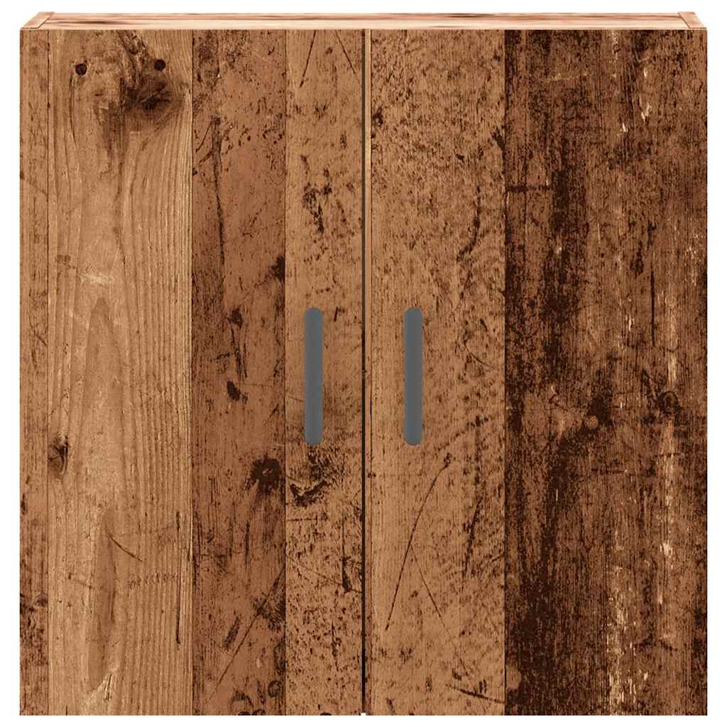 Wandkast 60x31x60 cm bewerkt hout oud houtkleurig is nu te koop bij PeponiXL, paradijselijk wonen!