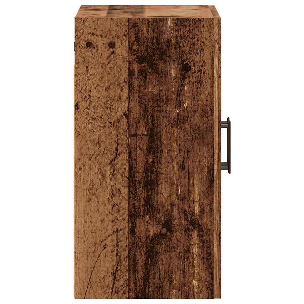 Wandkast 60x31x60 cm bewerkt hout oud houtkleurig is nu te koop bij PeponiXL, paradijselijk wonen!