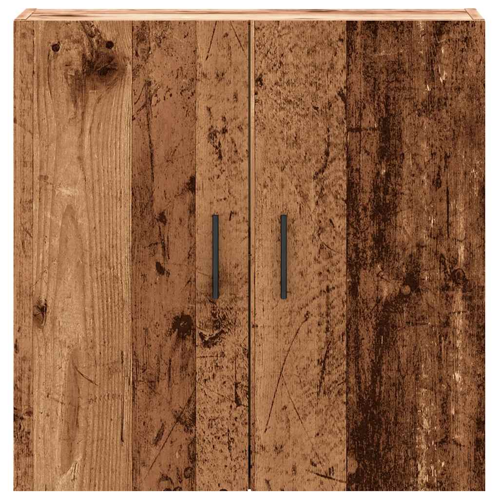 Wandkast 60x31x60 cm bewerkt hout oud houtkleurig is nu te koop bij PeponiXL, paradijselijk wonen!