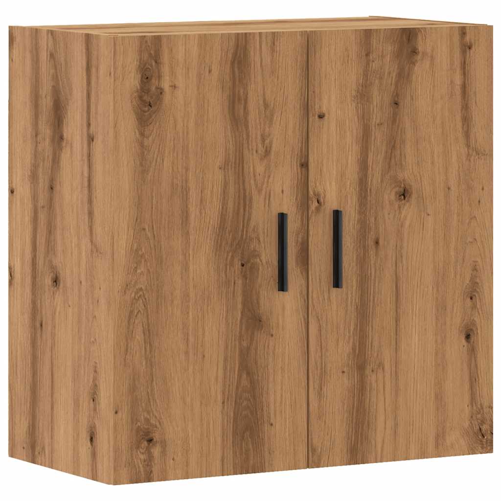 Wandkast 60x31x60 cm bewerkt hout artisanaal eikenkleurig is nu te koop bij PeponiXL, paradijselijk wonen!