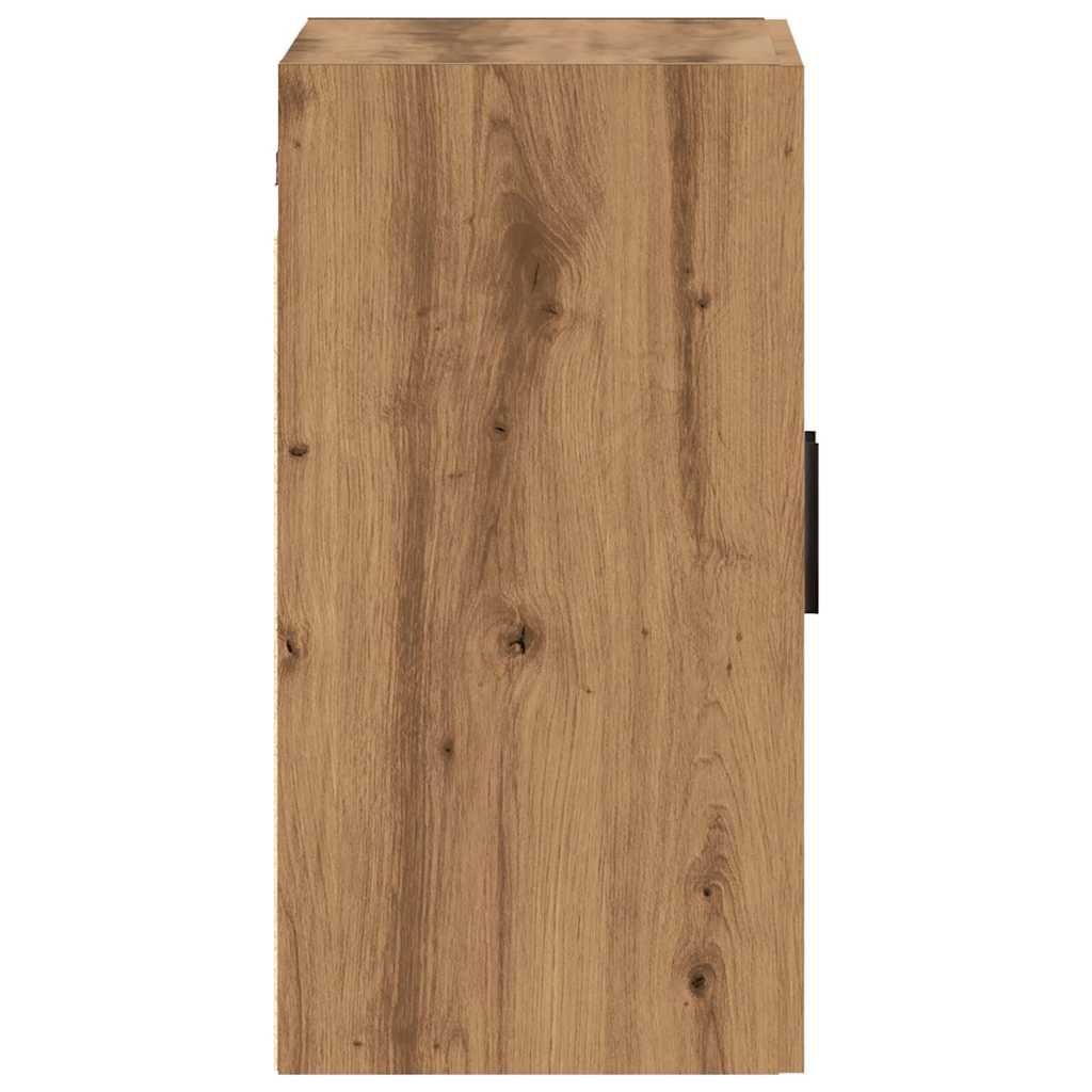 Wandkast 60x31x60 cm bewerkt hout artisanaal eikenkleurig is nu te koop bij PeponiXL, paradijselijk wonen!