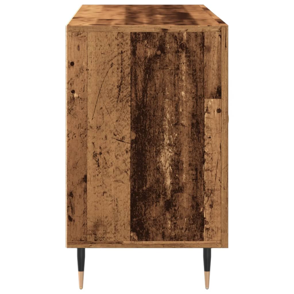 Dressoir 100x36x60 cm bewerkt hout oud houtkleurig is nu te koop bij PeponiXL, paradijselijk wonen!