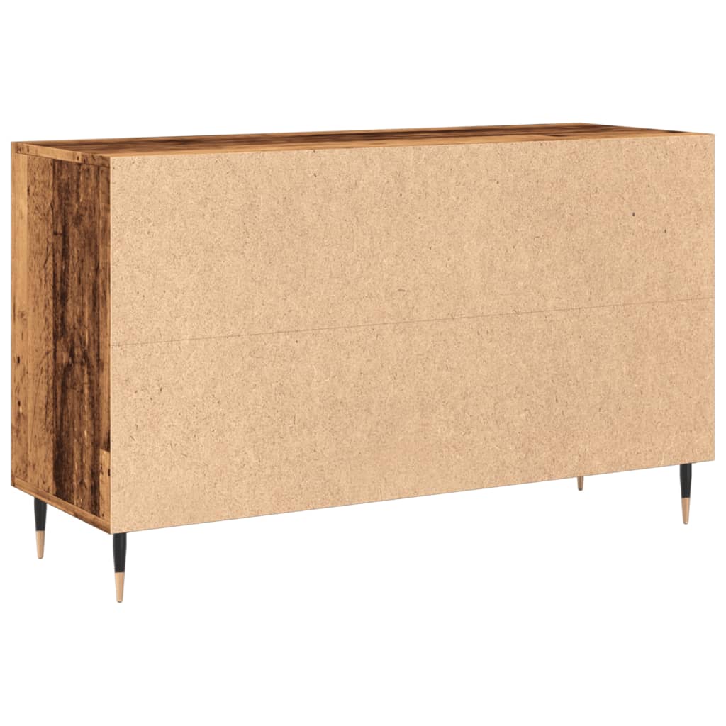 Dressoir 100x36x60 cm bewerkt hout oud houtkleurig is nu te koop bij PeponiXL, paradijselijk wonen!