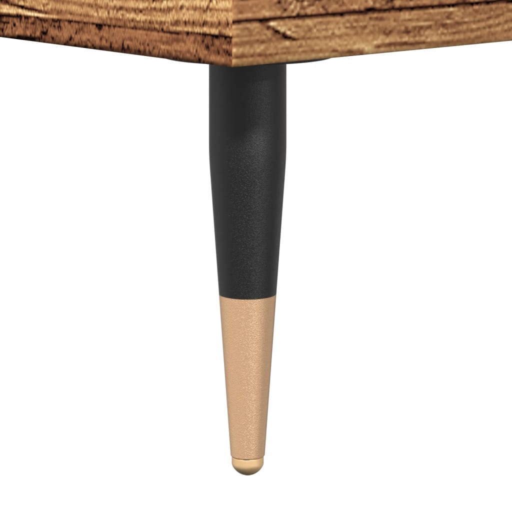 Dressoir 100x36x60 cm bewerkt hout oud houtkleurig is nu te koop bij PeponiXL, paradijselijk wonen!