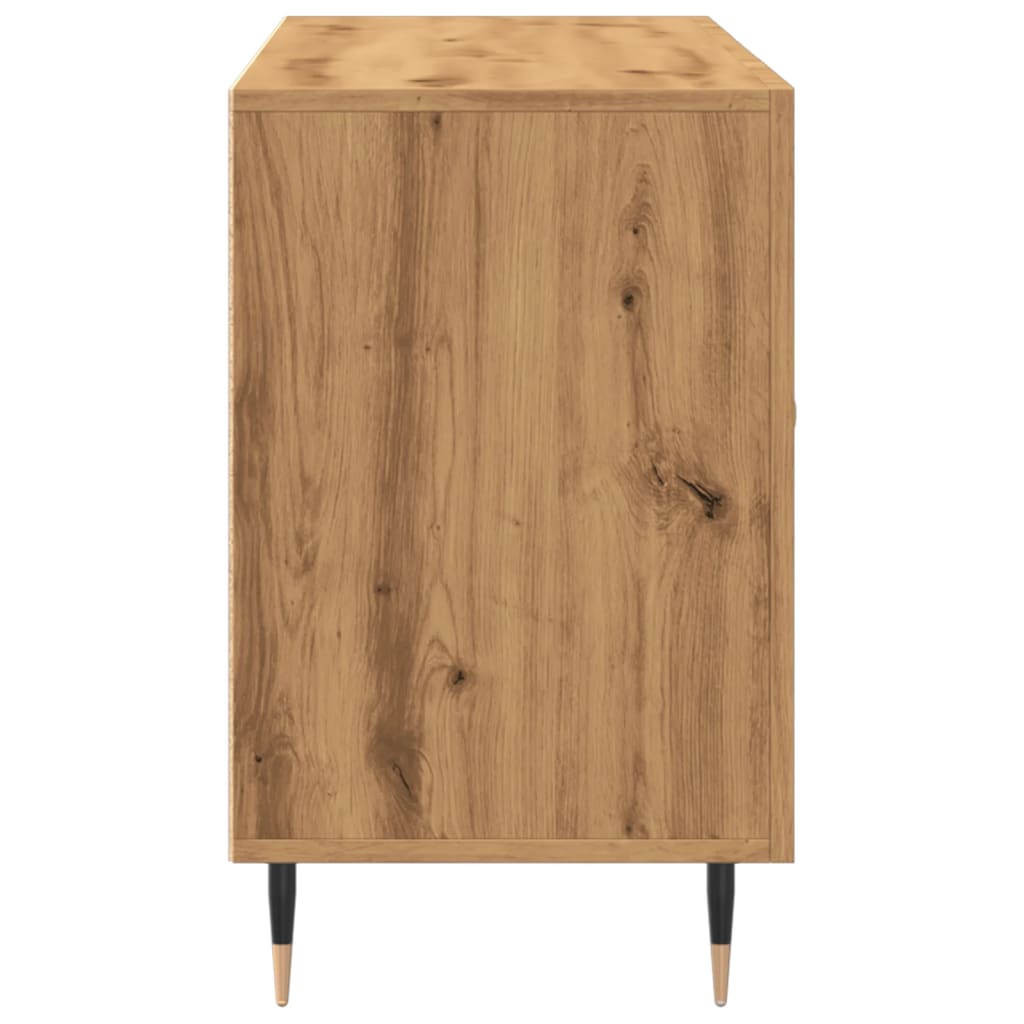 Dressoir 100x36x60 cm bewerkt hout artisanaal eikenkleurig is nu te koop bij PeponiXL, paradijselijk wonen!