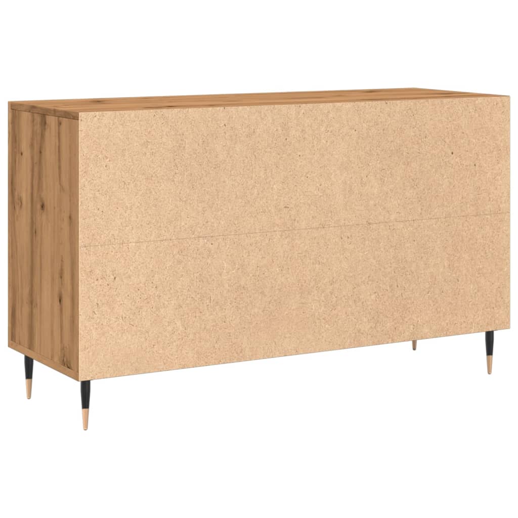 Dressoir 100x36x60 cm bewerkt hout artisanaal eikenkleurig is nu te koop bij PeponiXL, paradijselijk wonen!