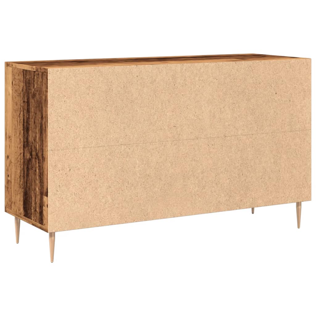 Dressoir 100x36x60 cm bewerkt hout oud houtkleurig is nu te koop bij PeponiXL, paradijselijk wonen!