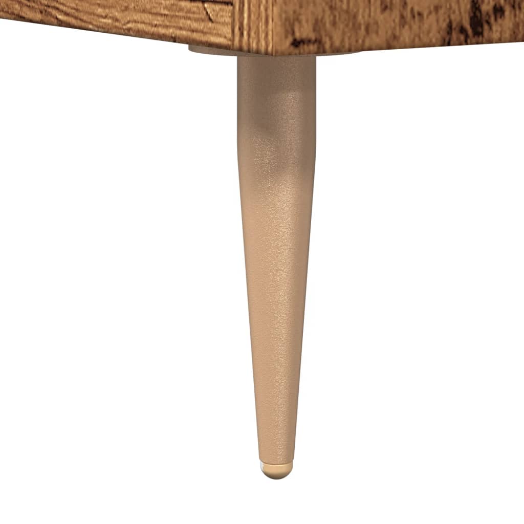 Dressoir 100x36x60 cm bewerkt hout oud houtkleurig is nu te koop bij PeponiXL, paradijselijk wonen!