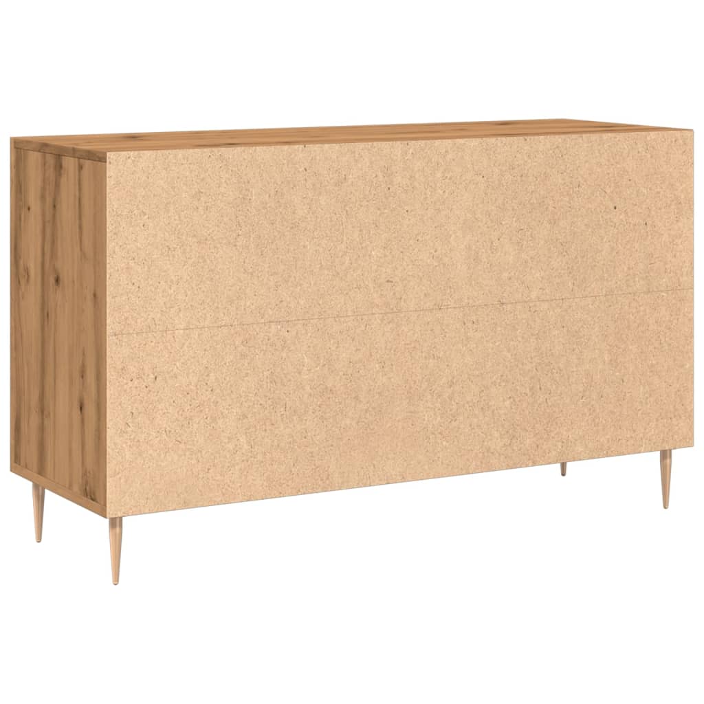 Dressoir 100x36x60 cm bewerkt hout artisanaal eikenkleurig is nu te koop bij PeponiXL, paradijselijk wonen!