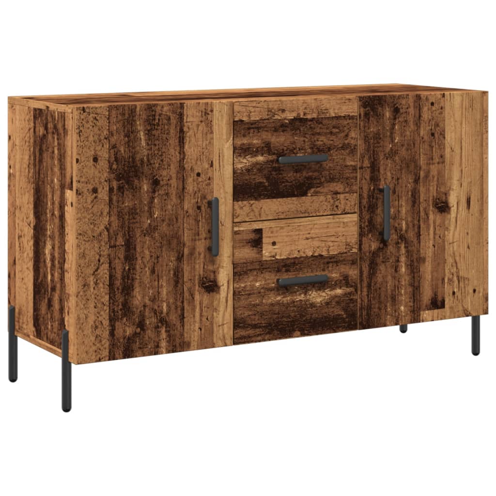 Dressoir 100x36x60 cm bewerkt hout oud houtkleurig is nu te koop bij PeponiXL, paradijselijk wonen!