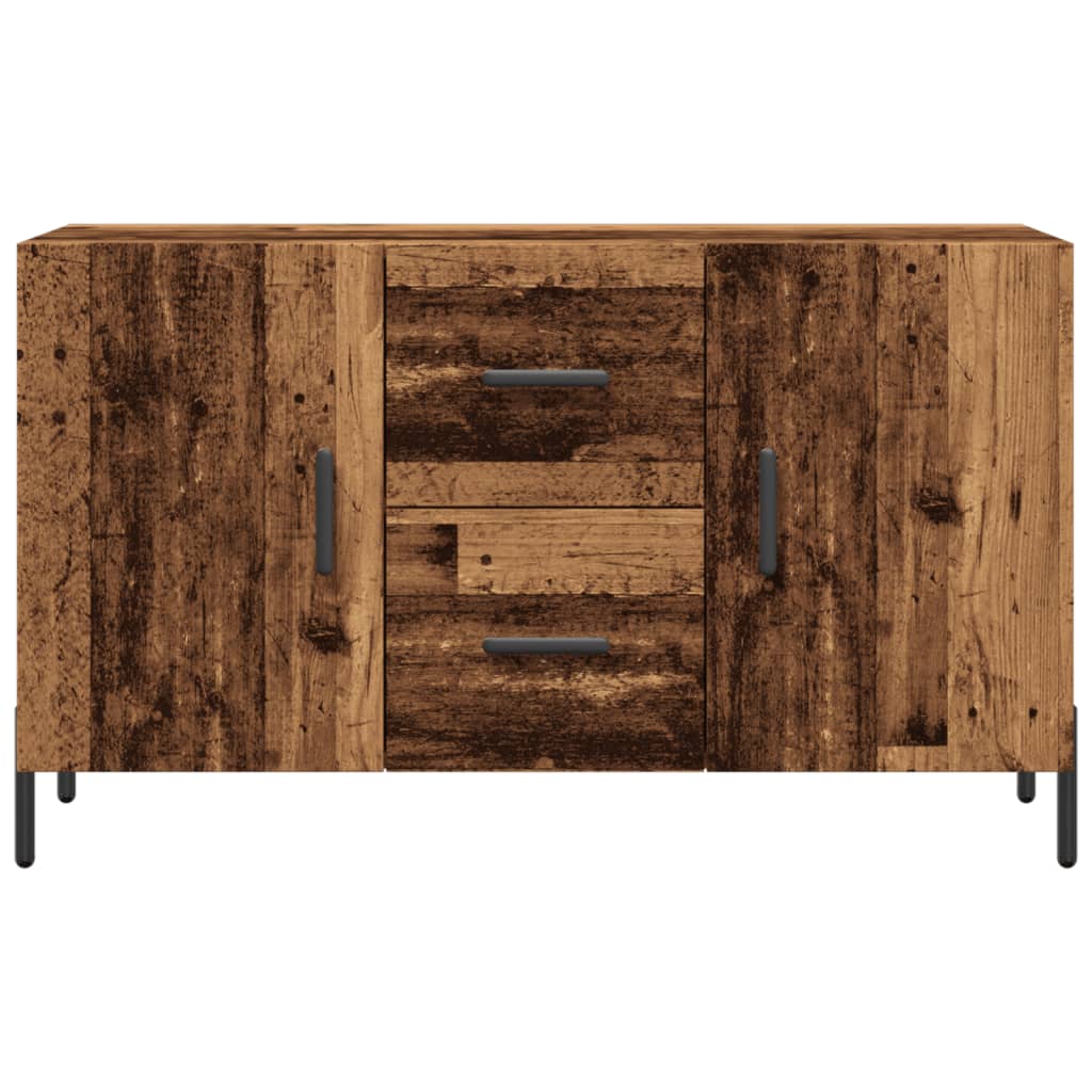 Dressoir 100x36x60 cm bewerkt hout oud houtkleurig is nu te koop bij PeponiXL, paradijselijk wonen!